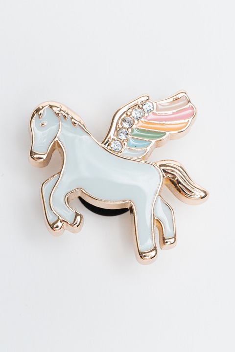 Crocs, Джибиц Jibbitz™, Бял, Златист