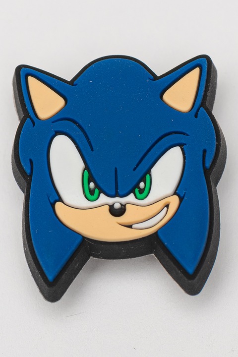 Crocs, Talisman cu desene animate, pentru saboti, Albastru inchis, Bej deschis