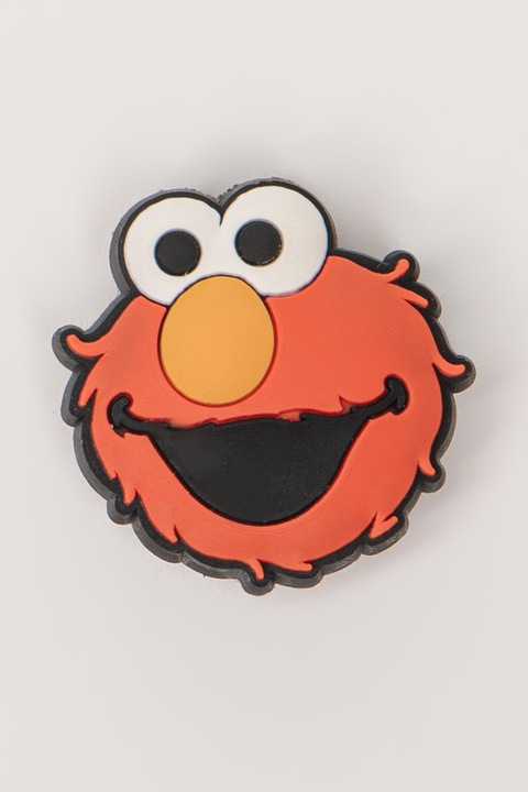 Crocs, Джибиц с принт, Черен, Керемидено червено