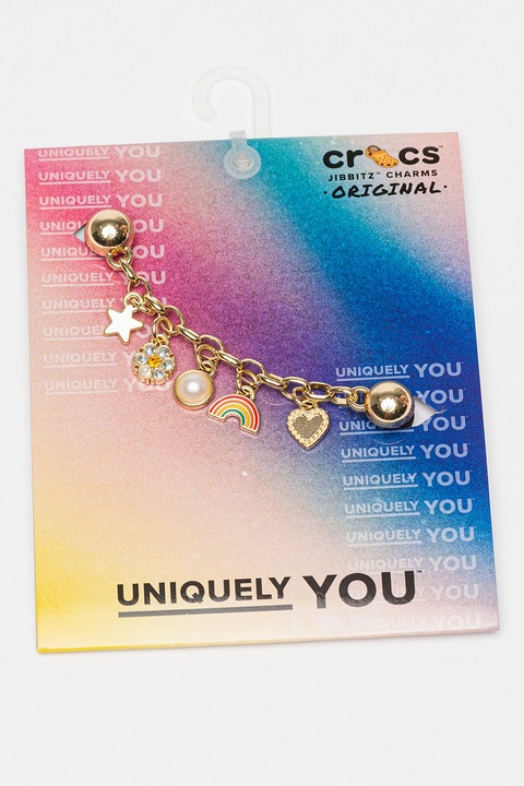 Crocs, Клипс верижка с висулки, Златист