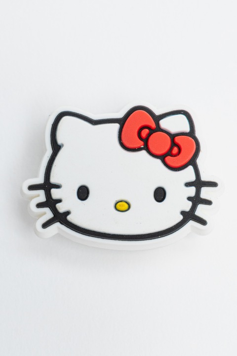 Crocs, Talisman cu imprimeu cu desene Jibbitz, Alb optic