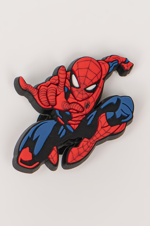 Crocs, Джибиц с принт, Аленочервен, Светлосин