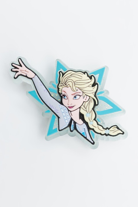 Crocs, Джибиц с дизайн Elsa, Пастелносин, Бледожълт