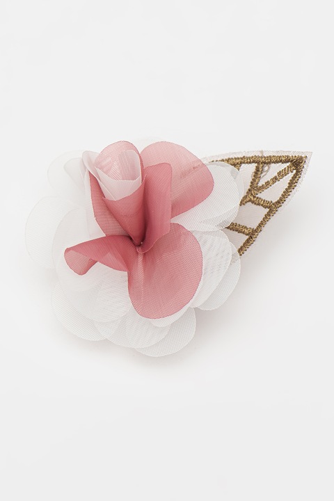 Crocs, Джибиц с флорален дизайн, Бял, Светлолилав