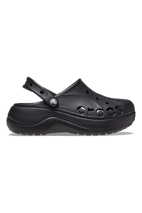 Crocs, Saboti slingback cu perforatii, Negru, 39-40