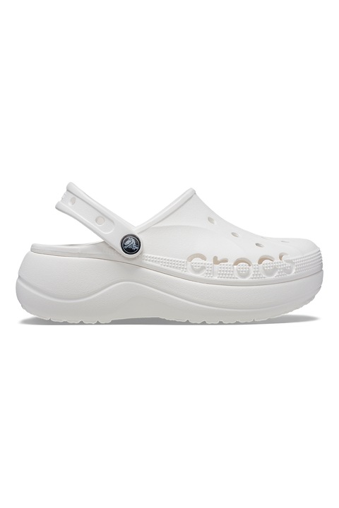 Crocs, Крокс с отворена пета и перфорации, Бял, 36-37