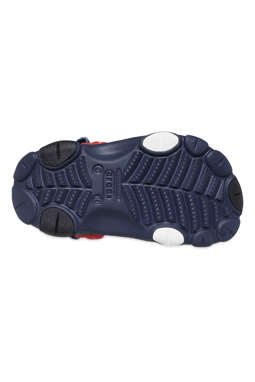 Crocs, Saboti cu design Spiderman, Rosu, Bleumarin, 24-25 EU - eMAG.ro