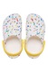 Crocs, Saboti cu model stea, Alb, Galben, 25-26 EU
