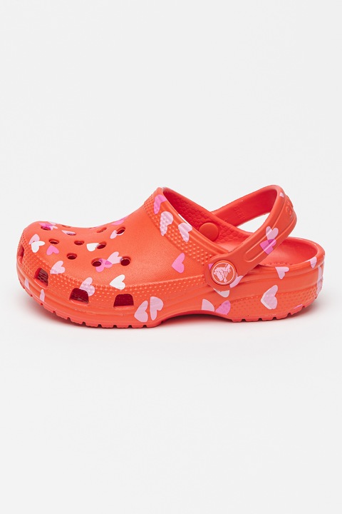 Crocs, Крокс с шарка на Heart Lolipop, Червен/Розово