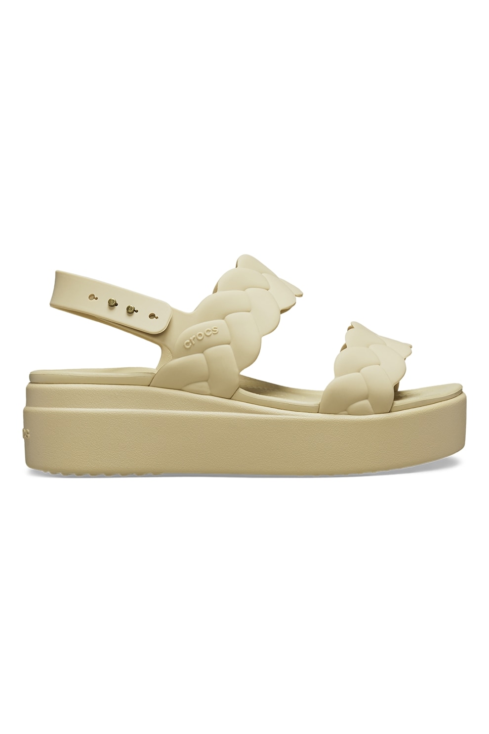 Crocs, Sandale wedge, Verde fistic, 39-40