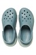 Crocs, Saboti slingback cu talpa demi-wedge, Albastru deschis, Crem, 39-40