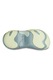 Crocs, Saboti slingback cu talpa demi-wedge, Albastru deschis, Crem, 39-40