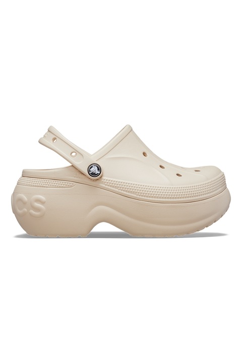 Crocs, Saboti unisex cu model uni Bella, Crem, 38-39