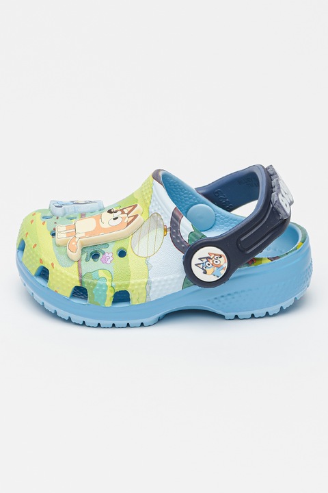 Crocs, Sarokpántos crocs papucs, Zöld/Világoskék