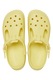 Crocs, Saboti cu logo in relief, Galben, 39-40