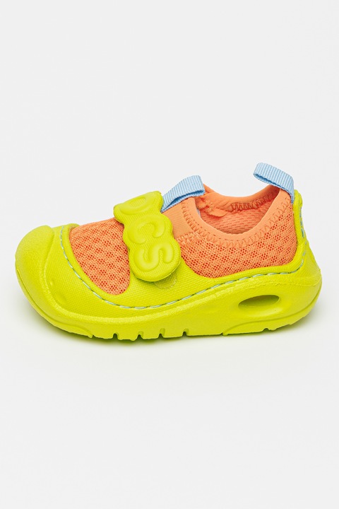 Crocs, Pantofi pentru apa Swiftwater™ Splash, Verde neon/Portocaliu mandarina