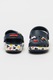 Crocs, Saboti slingback cu imprimeu desene animate, Rosu/Alb optic/Bleumarin
