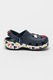 Crocs, Saboti slingback cu imprimeu desene animate, Rosu/Alb optic/Bleumarin