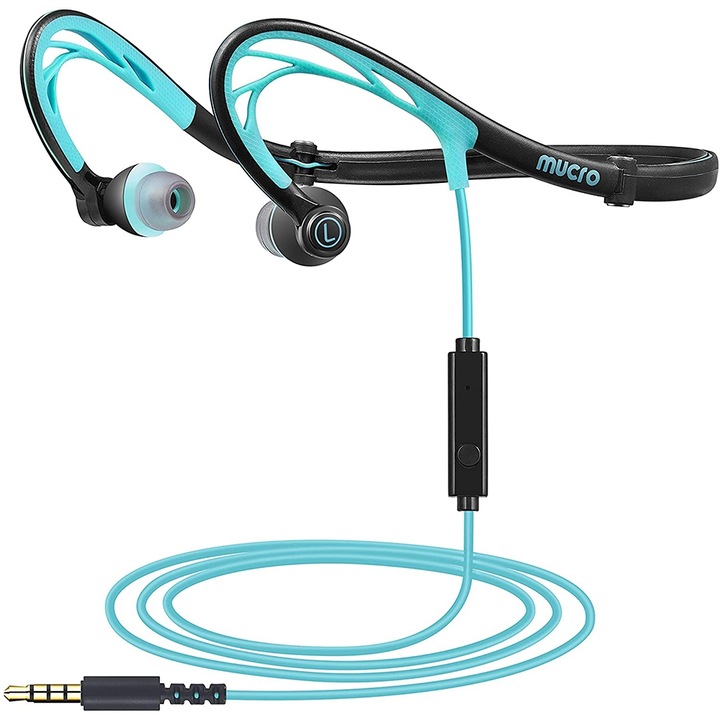 Casti audio Cellularline Ploos, 3,5 mm, negre
