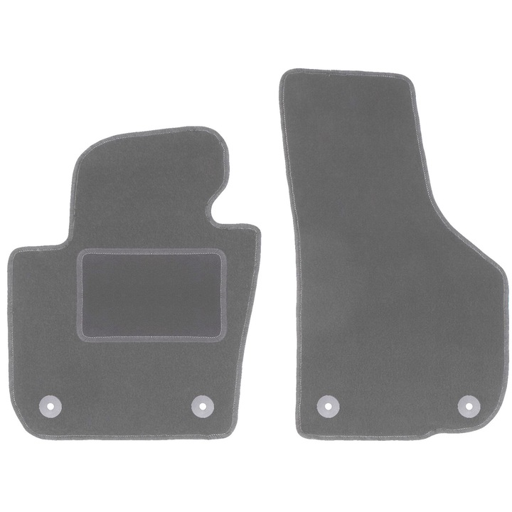 Set fata covorase auto, 4 bucati, presuri auto, pentru: Skoda Superb II (2008-2015) berlina, break grafit