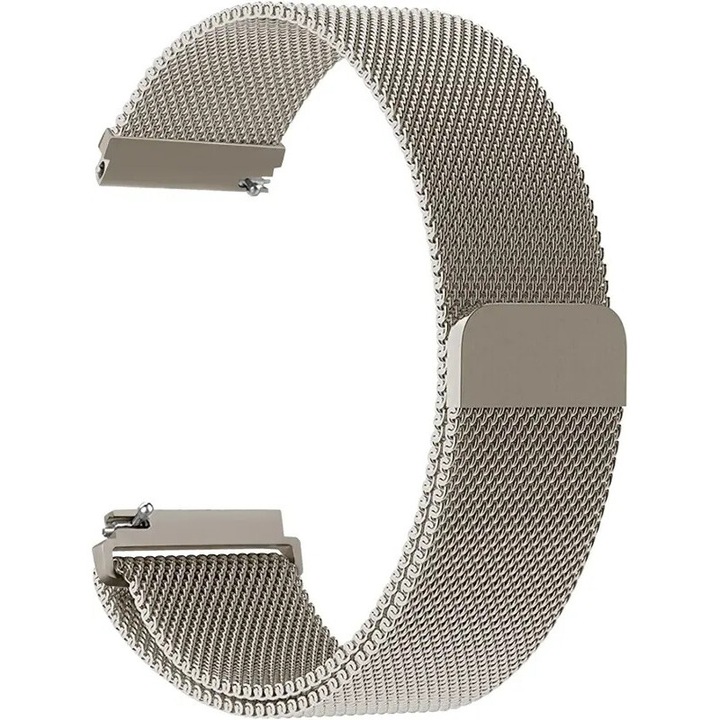 Каишка за смарт часовник HUANLONG, съвместима със Samsung Watch 4/5/6/5, Huawei Watch 3/4/GT3/2 Pro, злато, 22 mm