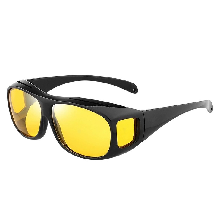Ochelari de vedere pe timp de noapte - Drive Bright Anti-glare Polarized Pro Night Driving Glasses-Galben chihlimbar
