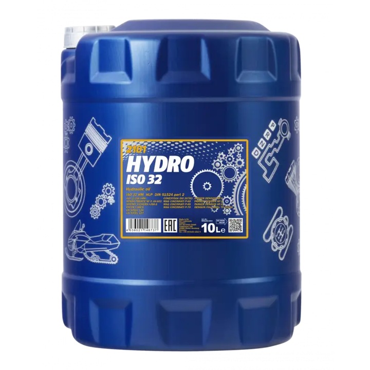 Ulei hidraulic HLP ISO 32 Mannol Hydro Longlife 10L