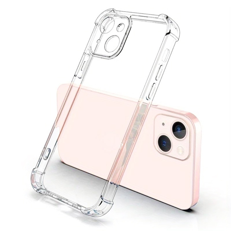 Husa pentru Motorola Edge 50 Fusion, SKYDDAR INNOVATION, Shockproof Clear din Silicon Slim, Transparenta, set cu sticker