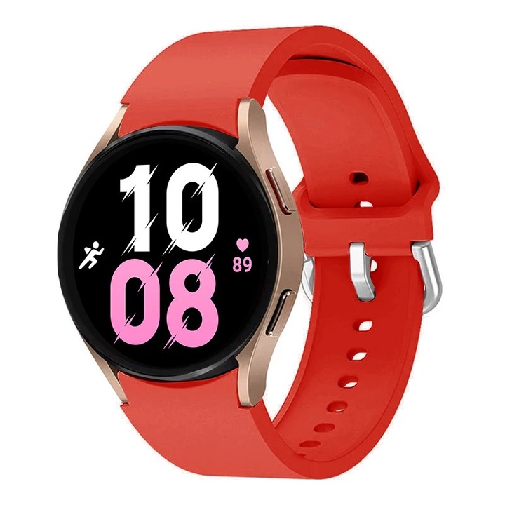 Okosóra szíj, HUANLONG, szilikon, 20 mm, kompatibilis a Galaxy Watch 4/5-tel