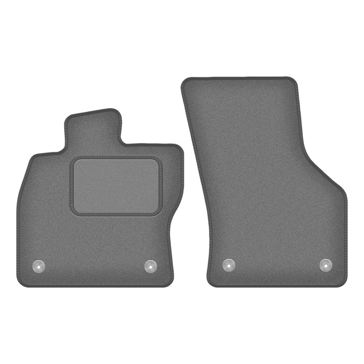 Set fata covorase auto, 4 bucati, presuri auto, pentru: Volkswagen Passat B8 FL (2019-) break, sedan grafit