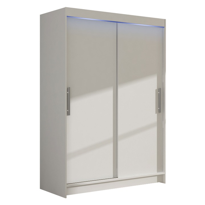 Dulap Miami I cu LED, MIRJAN24, alb, 58x120x200 cm