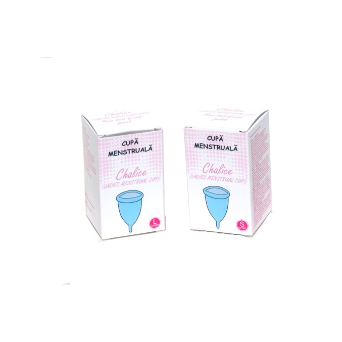Cupa Menstruala, MyChalice, Marimea L si S, culoare Bleu