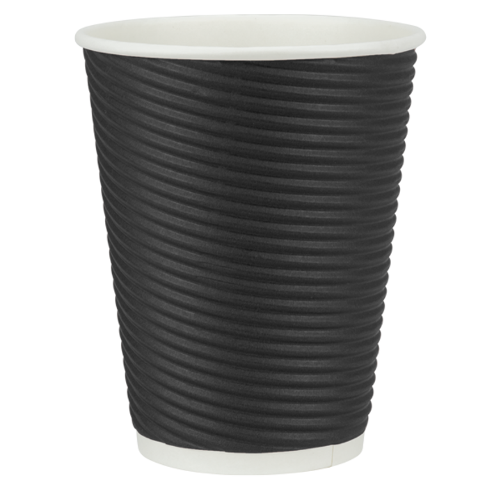 Чаша HORECANO, хартиена, Ø8.7xh13.4cm, 520ml, 25бр, черен