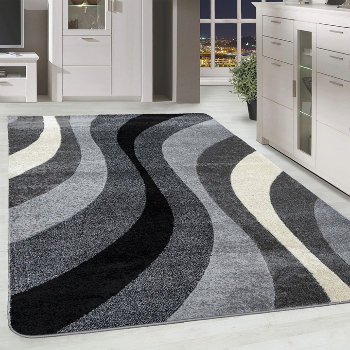 Modern szőnyeg Scarlett 6872 (Gray) 40x70cm Szürke