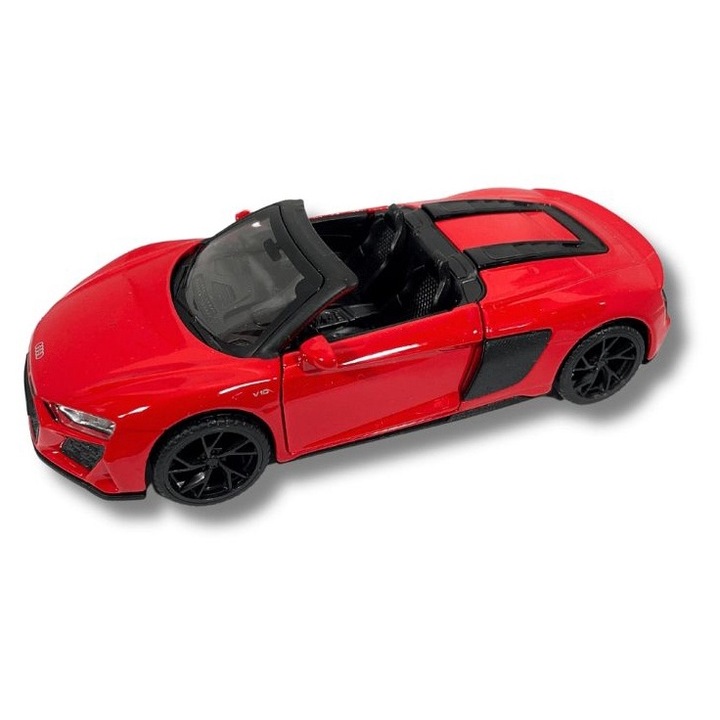 Masinuta, MSZ, Audi R8 Spyder, scara 1:32, Rosu
