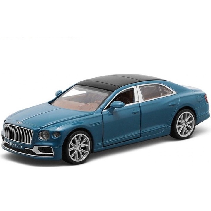 Masinuta, MSZ, Bentley Flying Spur Hybrid, scara 1:38, Albastru