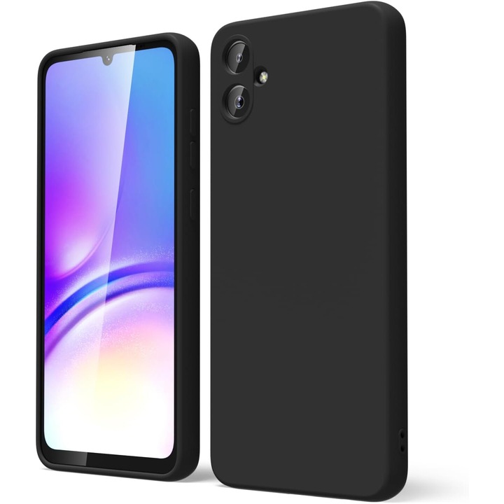 Husa telefon Anccer, pentru Samsung Galaxy A05, Silicon, Negru