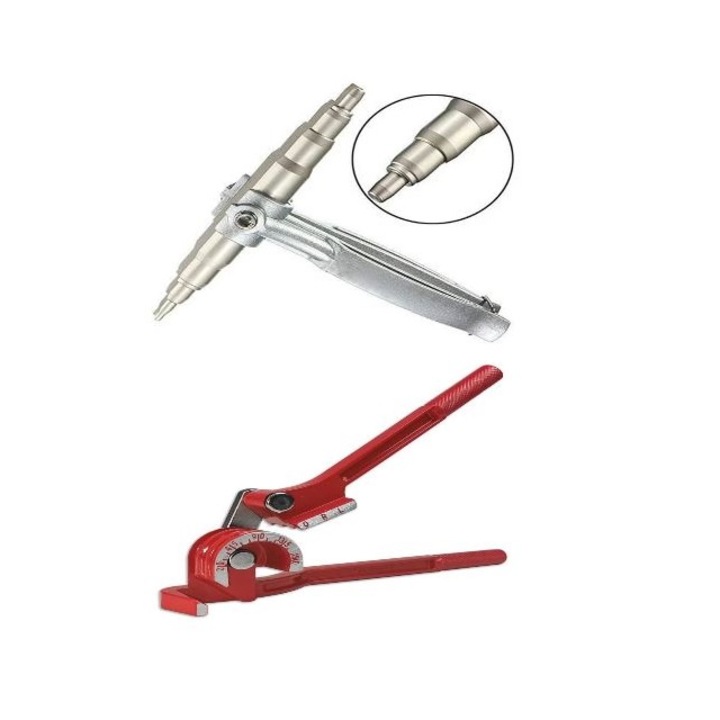 Cleste expandat pentru tevi de cupru, Dispozitiv indoit teava manual 6-8-10 mm, Set 2 piese, SPO SCULEPROFIONLINE