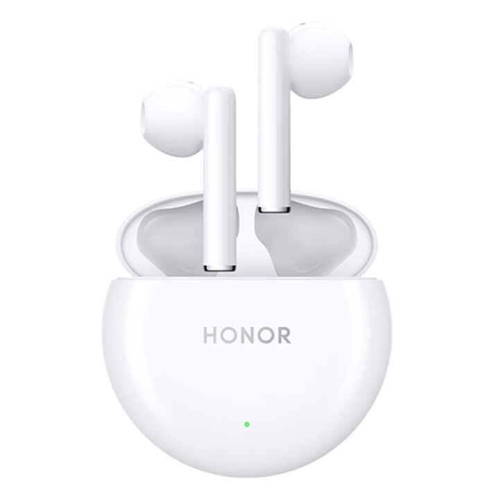 Casti Bluetooth In-Ear Honor Earbuds X5, Bluetooth 5.3, Reducere Zgomot Apeluri, Autonomie 27h, Alb Stralucitor