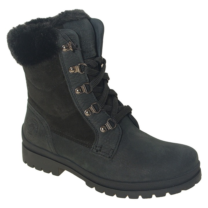 Botine de dama Panama Jack, impermeabile, piele naturala, negru