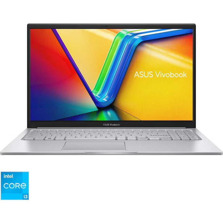 HP 250R G10 Laptop, Intel Core 3 100U, 12GB Memory, 512GB SSD, 15.6" FullHD Display, Silver, Hungarian Layout, Windows 11 Pro