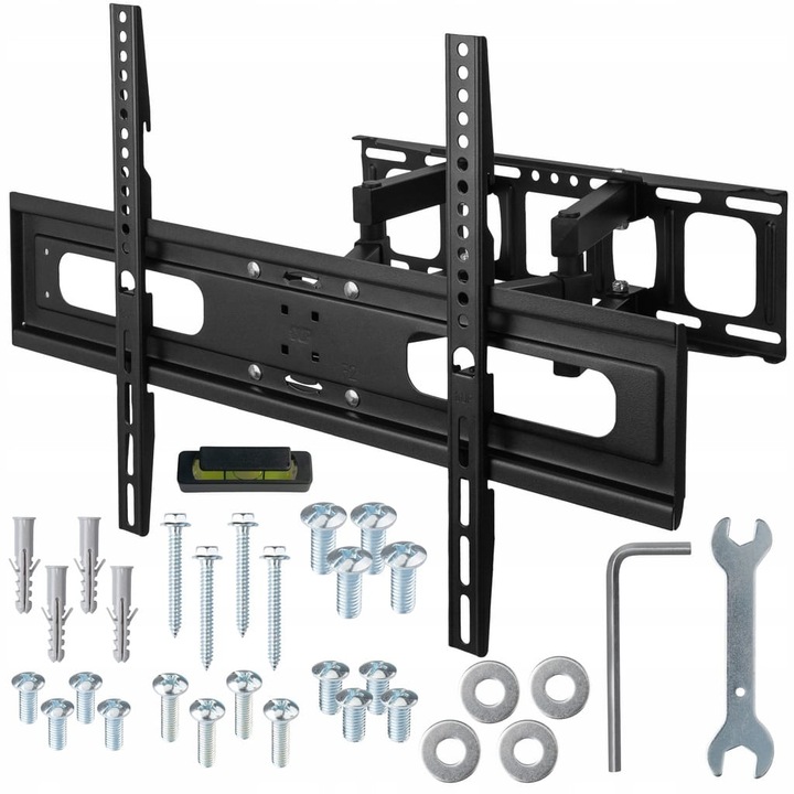 Стойка за телевизор въртяща се 25-70 инча 600х400 VESA до 50 кг регулируема пълна окомплектовка