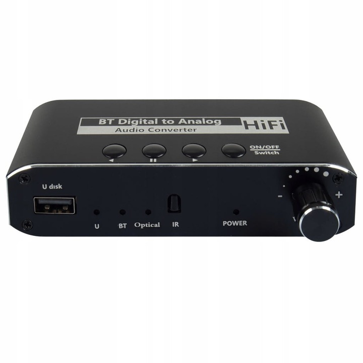 Audio konverter DAC PAWONIK HL1, Bluetooth 5.0, 2xChinch, minijack 3,5 mm, kompakt