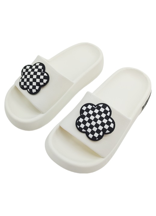 Platformos papucs H661alb 115091, Fehér, 39-40
