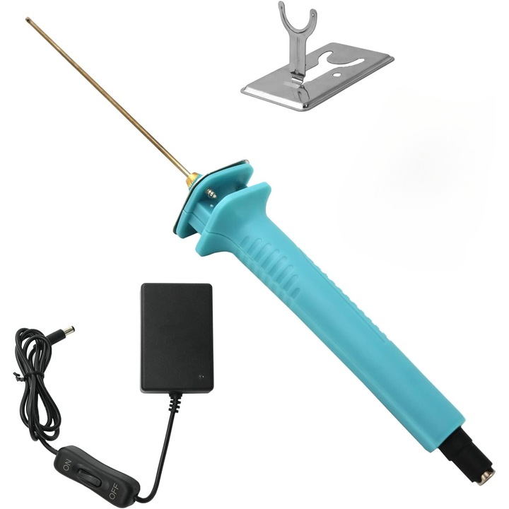 Aparat de taiat spuma electric cu suport, VPUINEFE, inox, 27W, 10cm