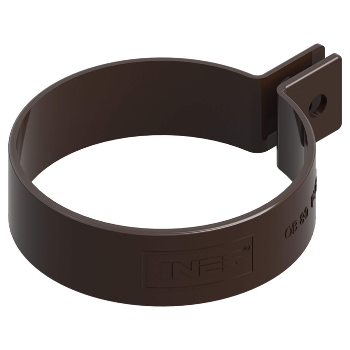 Bratara burlan, PVC, 80 mm, maro