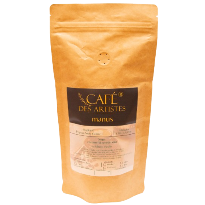 Café Des Artistes Manus kávé, Pápua Új-Guineából, 250gr