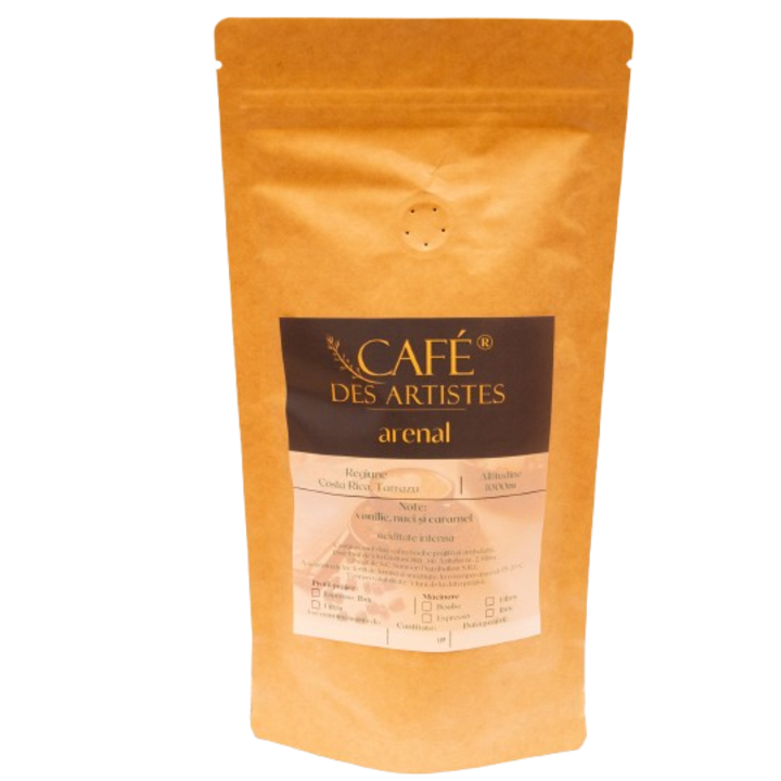 Café Des Artistes Arenal-Costa Rica Tarazzu kávé, 250 gr