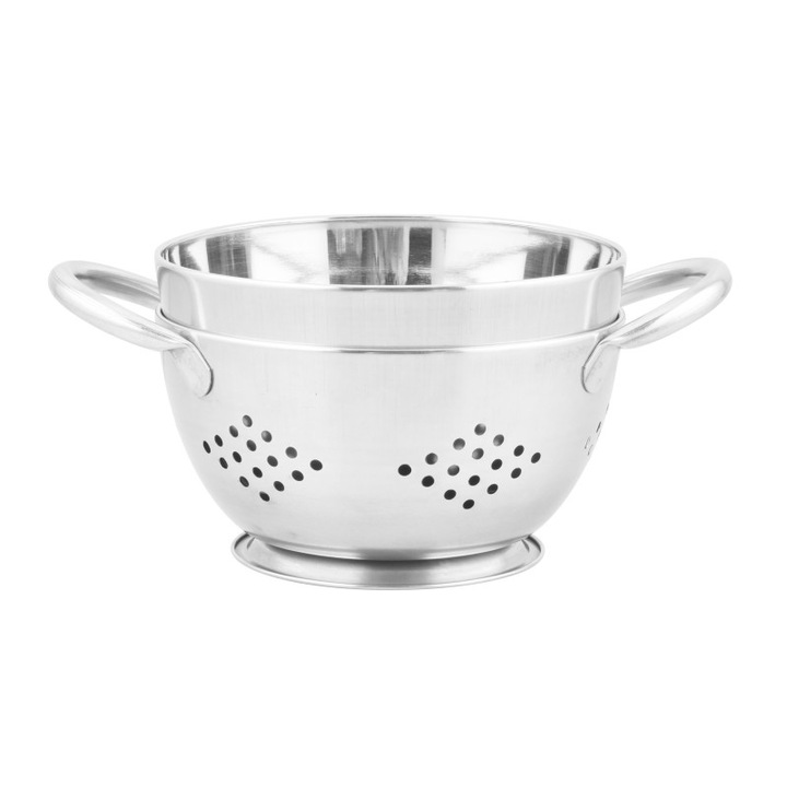 Set strecuratoare si bol, din inox, Dimensiune 15.50 x 8.50 cm, Grunberg, IGR5868