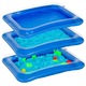 Set Nisip kinetic, 2kg, 56x40cm, Albastru
